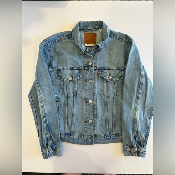 Vintage Style Levi’s Denim Jacket – Classic Trucker Style Size Large - Picture 11 of 12